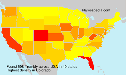 Surname Trembly in USA Surname Trembly in USA