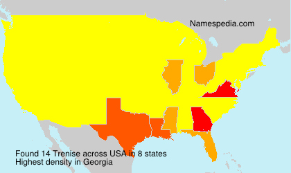 Surname Trenise in USA Surname Trenise in USA