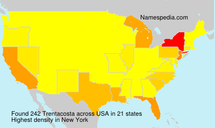 Surname Trentacosta in USA Surname Trentacosta in USA
