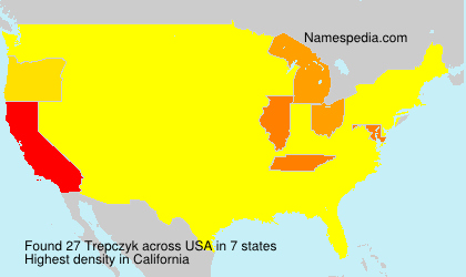 Surname Trepczyk in USA Surname Trepczyk in USA