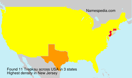 Surname Trepkau in USA Surname Trepkau in USA