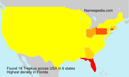 Surname Trepkus in USA Surname Trepkus in USA