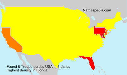 Surname Treppe in USA Surname Treppe in USA