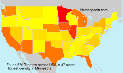 Surname Treptow in USA Surname Treptow in USA