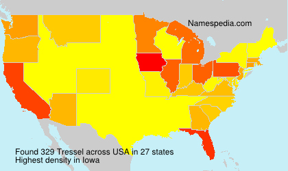 Surname Tressel in USA Surname Tressel in USA