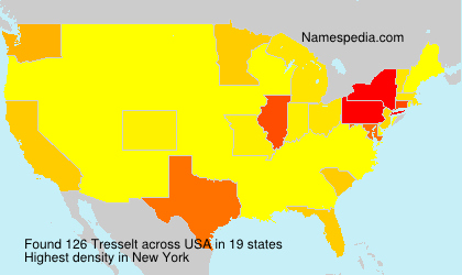Surname Tresselt in USA Surname Tresselt in USA