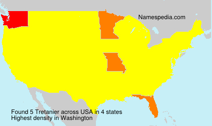 Surname Tretanier in USA Surname Tretanier in USA