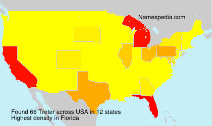 Surname Treter in USA Surname Treter in USA