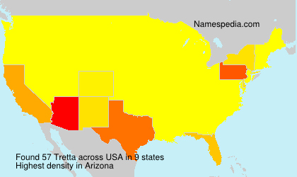 Surname Tretta in USA Surname Tretta in USA