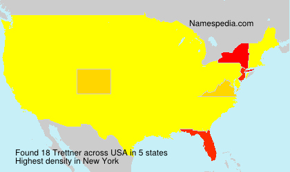 Surname Trettner in USA Surname Trettner in USA