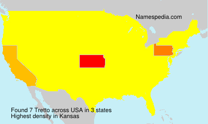 Surname Tretto in USA Surname Tretto in USA