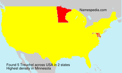 Surname Treuchel in USA Surname Treuchel in USA