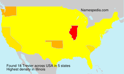 Surname Trevier in USA Surname Trevier in USA