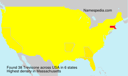 Surname Trevisone in USA Surname Trevisone in USA