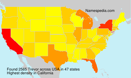 Surname Trevor in USA Surname Trevor in USA