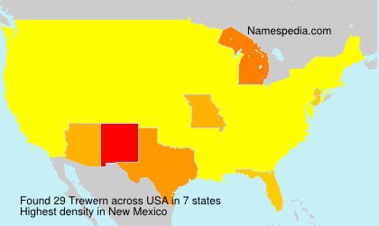 Surname Trewern in USA Surname Trewern in USA