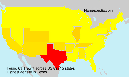 Surname Trewitt in USA Surname Trewitt in USA