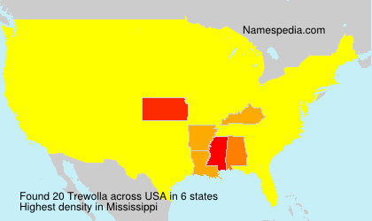 Surname Trewolla in USA