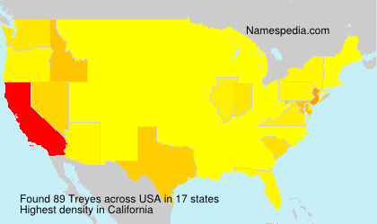 Surname Treyes in USA Surname Treyes in USA