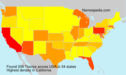 Surname Trezise in USA Surname Trezise in USA