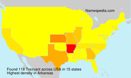 Surname Trezvant in USA Surname Trezvant in USA