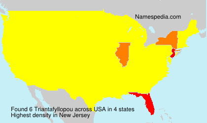 Surname Triantafyllopou in USA Surname Triantafyllopou in USA