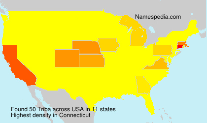 Surname Triba in USA Surname Triba in USA