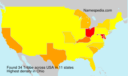 Surname Tribbe in USA Surname Tribbe in USA