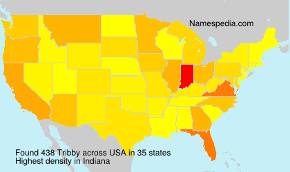 Surname Tribby in USA Surname Tribby in USA