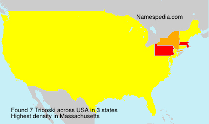 Surname Triboski in USA Surname Triboski in USA