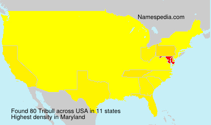 Surname Tribull in USA Surname Tribull in USA
