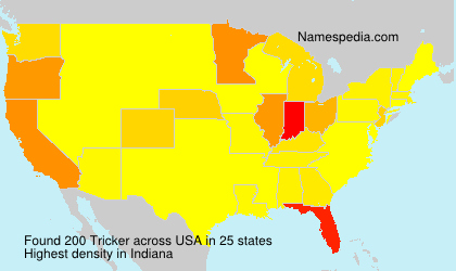 Surname Tricker in USA Surname Tricker in USA