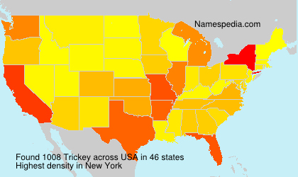 Surname Trickey in USA Surname Trickey in USA