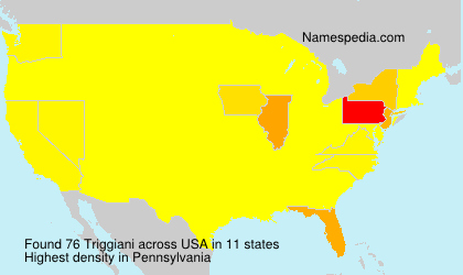 Surname Triggiani in USA