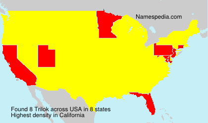 Surname Trilok in USA Surname Trilok in USA