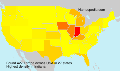Surname Trimpe in USA Surname Trimpe in USA