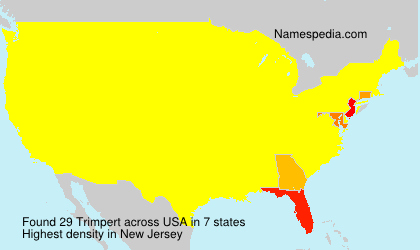 Surname Trimpert in USA Surname Trimpert in USA