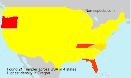 Surname Trimpler in USA Surname Trimpler in USA