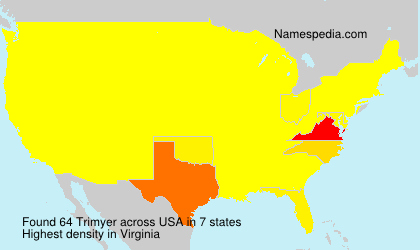 Surname Trimyer in USA Surname Trimyer in USA