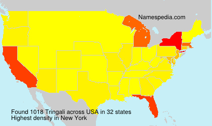 Surname Tringali in USA Surname Tringali in USA