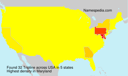 Surname Tripline in USA Surname Tripline in USA