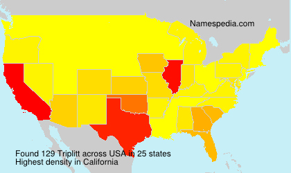 Surname Triplitt in USA Surname Triplitt in USA
