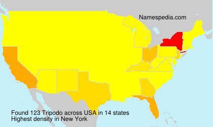 Surname Tripodo in USA Surname Tripodo in USA