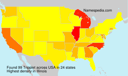 Surname Tripplet in USA Surname Tripplet in USA