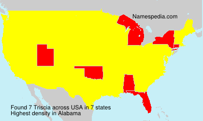 Surname Triscia in USA Surname Triscia in USA