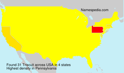 Surname Triscuit in USA Surname Triscuit in USA