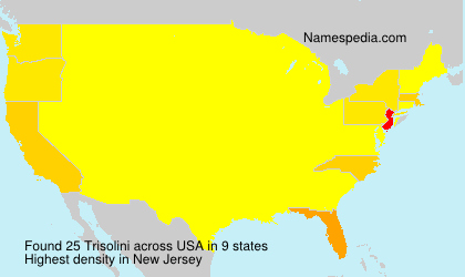 Surname Trisolini in USA Surname Trisolini in USA
