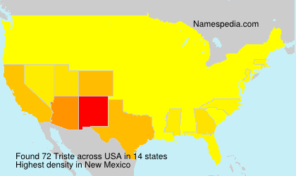 Surname Triste in USA Surname Triste in USA