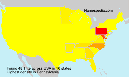 Surname Trite in USA Surname Trite in USA