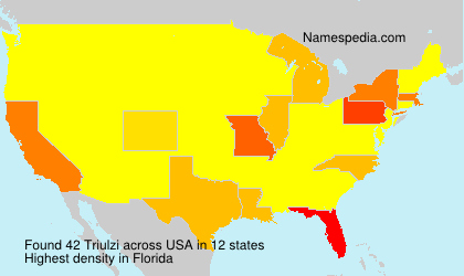 Surname Triulzi in USA Surname Triulzi in USA